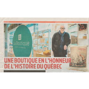 Une boutique en l'honneur du Québec